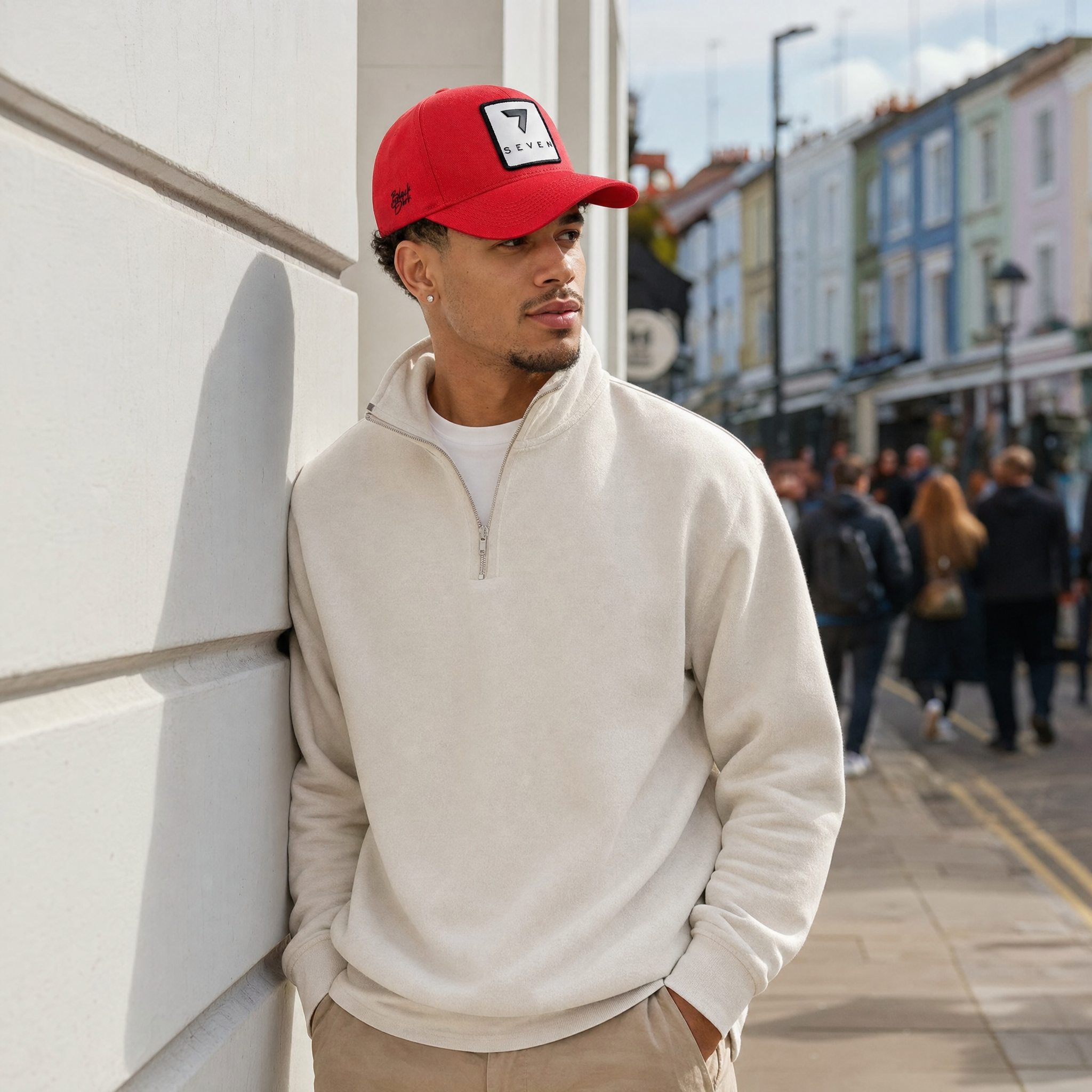 BlackBork Red Baseball Cap | Customisable Patch