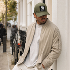 BlackBork Khaki Baseball Cap | Customisable Patch