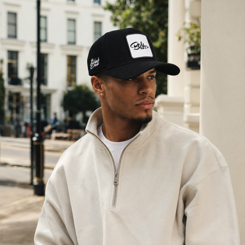 BlackBork Black Baseball Cap | Customisable Patch