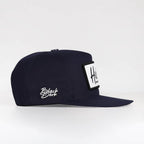 hustle-logolu-lacivert-hip-hop-sapka-3562 - BlackBork