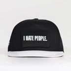 i-hate-people-logolu-beyaz-siyah-hip-hop-sapka-3670 - BlackBork