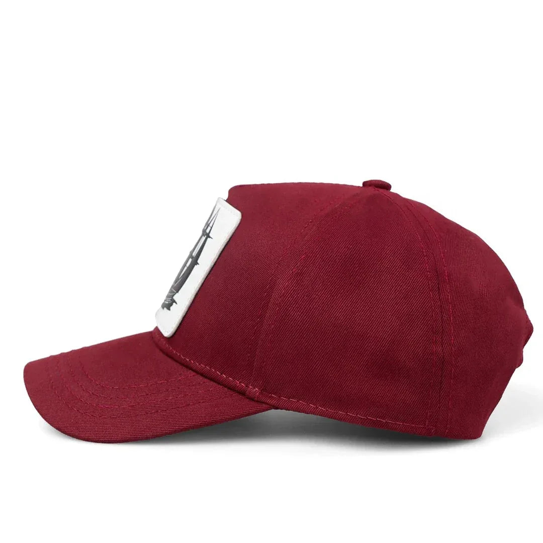 Burgundy Kids Cap kids cap by BlackBork