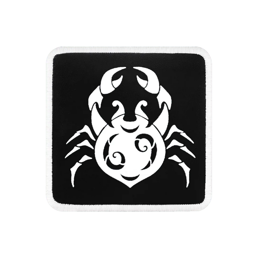 V1 Cancer - Unisex Black Patch with 1 Code Logo