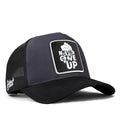 Never Give Up - With 3 Code Logo-trucker