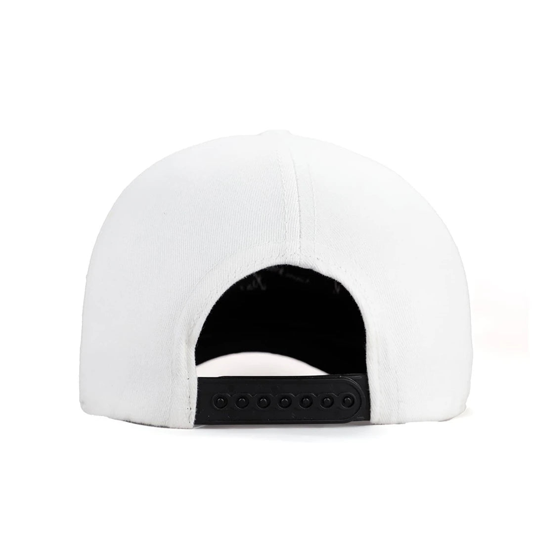 White-Black Peaked Cap baseball cap by BlackBork