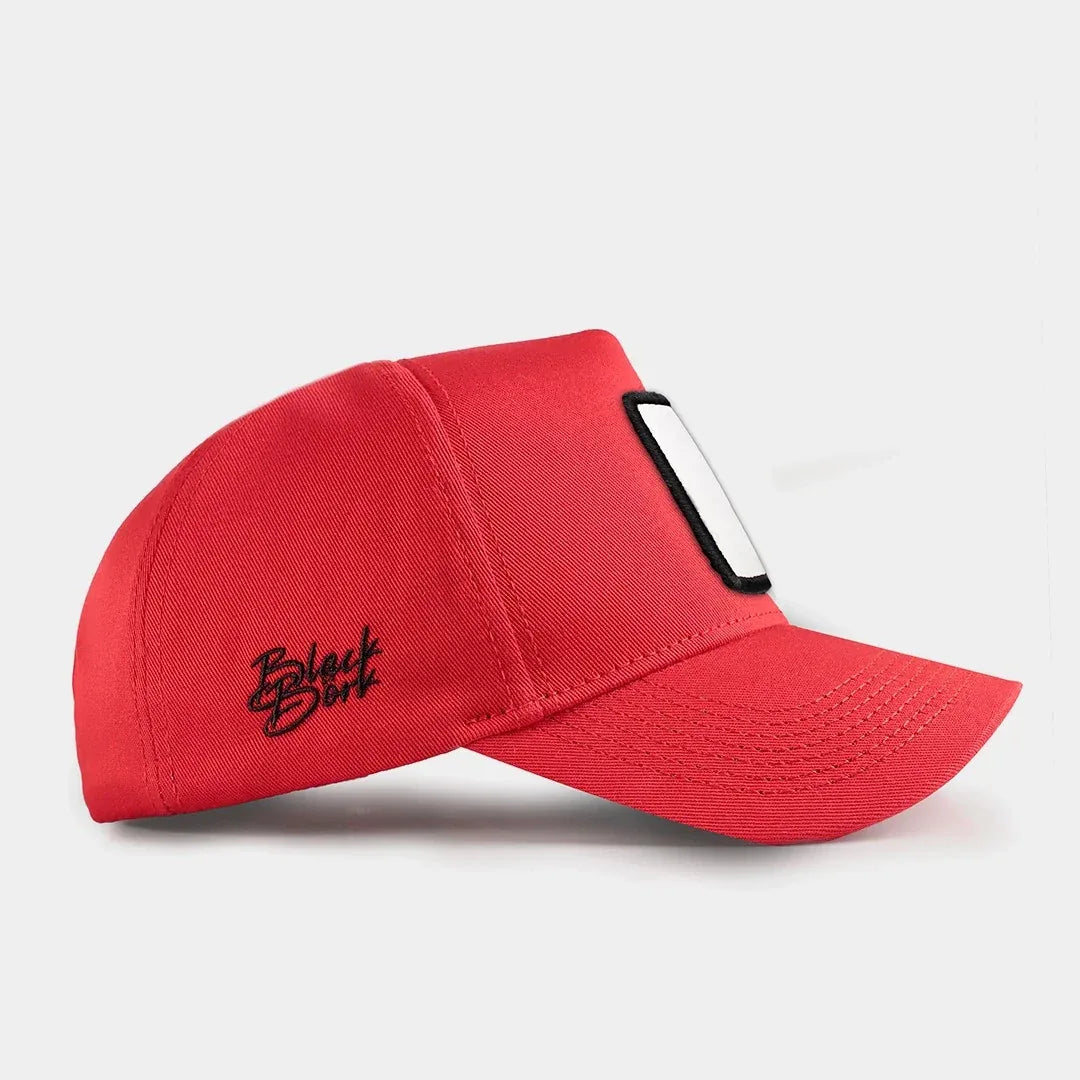 Premium Red Baseball Cap baseball cap by BlackBork
