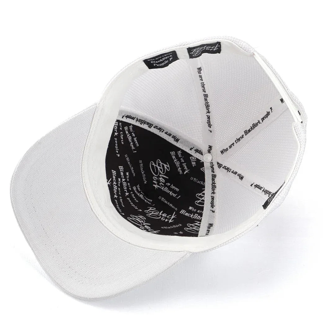 White Kids Cap kids cap by BlackBork