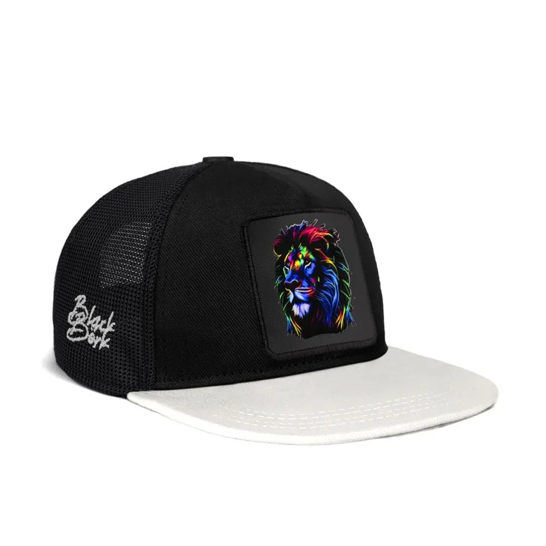 Black-White Peaked Kids Cap kids cap for wholesale and bulk orders