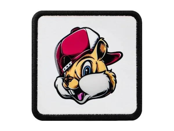 V1 Squirrel - Unisex White Patch with 1bs Code Logo
