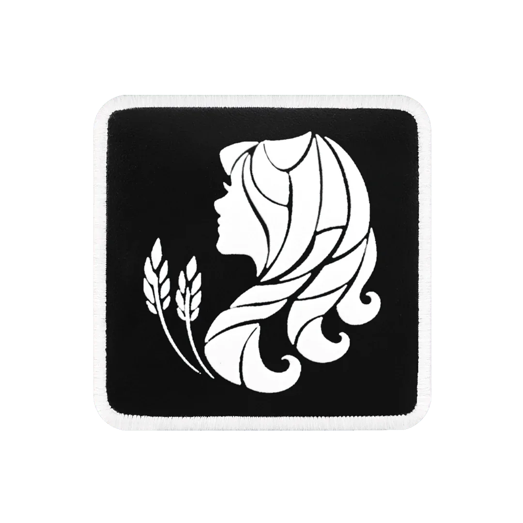 V1 Virgo - Unisex Black Patch with 1 Code Logo patch