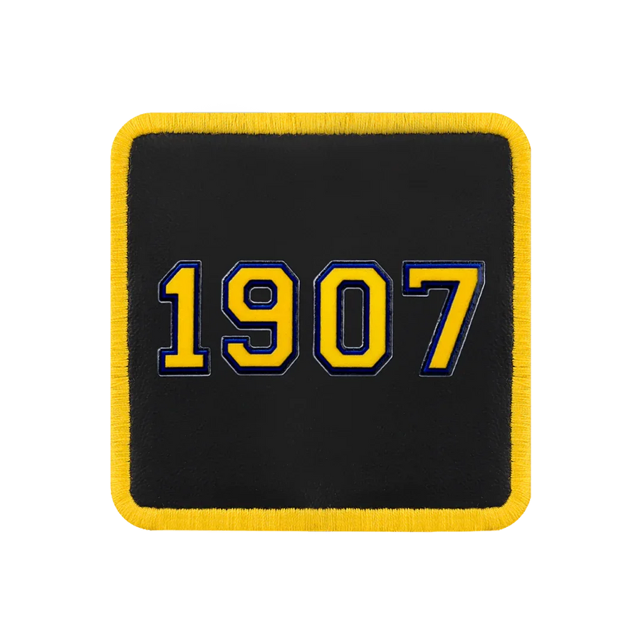 BlackBork V1 1907 -1SS Unisex Black-Yellow Patch with Code Logo