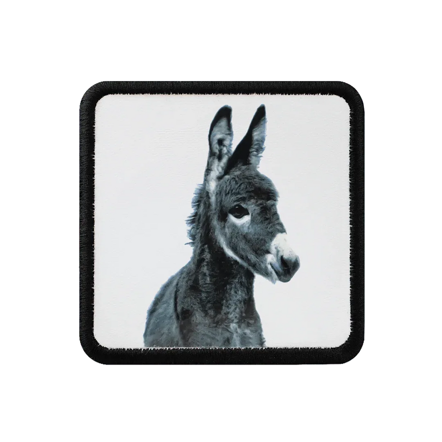 V1 Donkey - 1bs White Patch with Code Logo