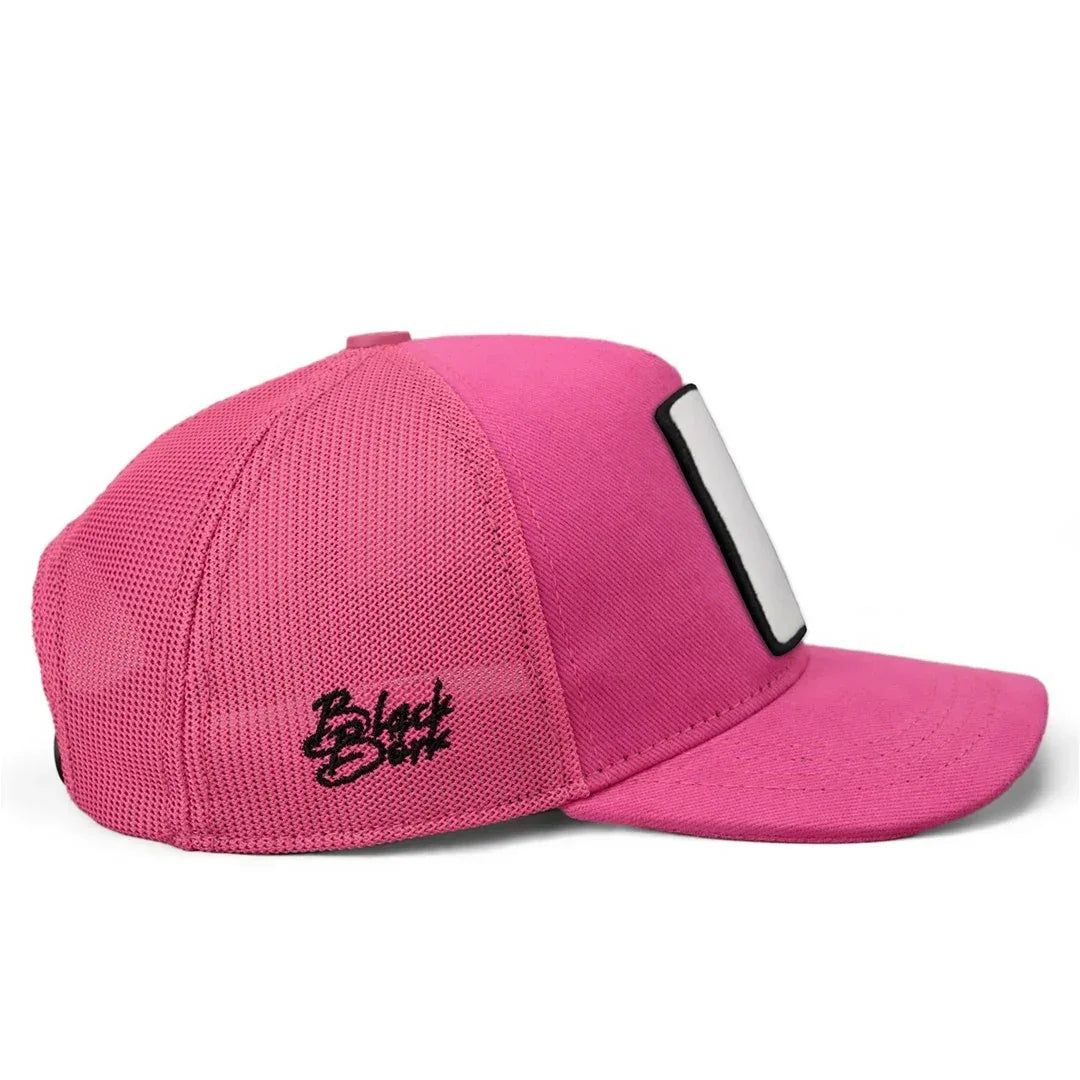 Pink Kids Cap kids cap by BlackBork