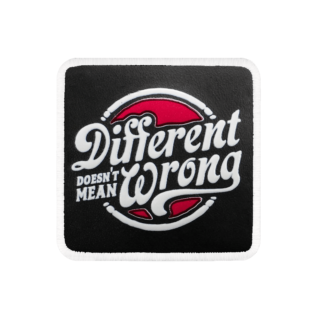 V1 Different Wrong - Unisex Black Patch with 1sb Code Logo patch