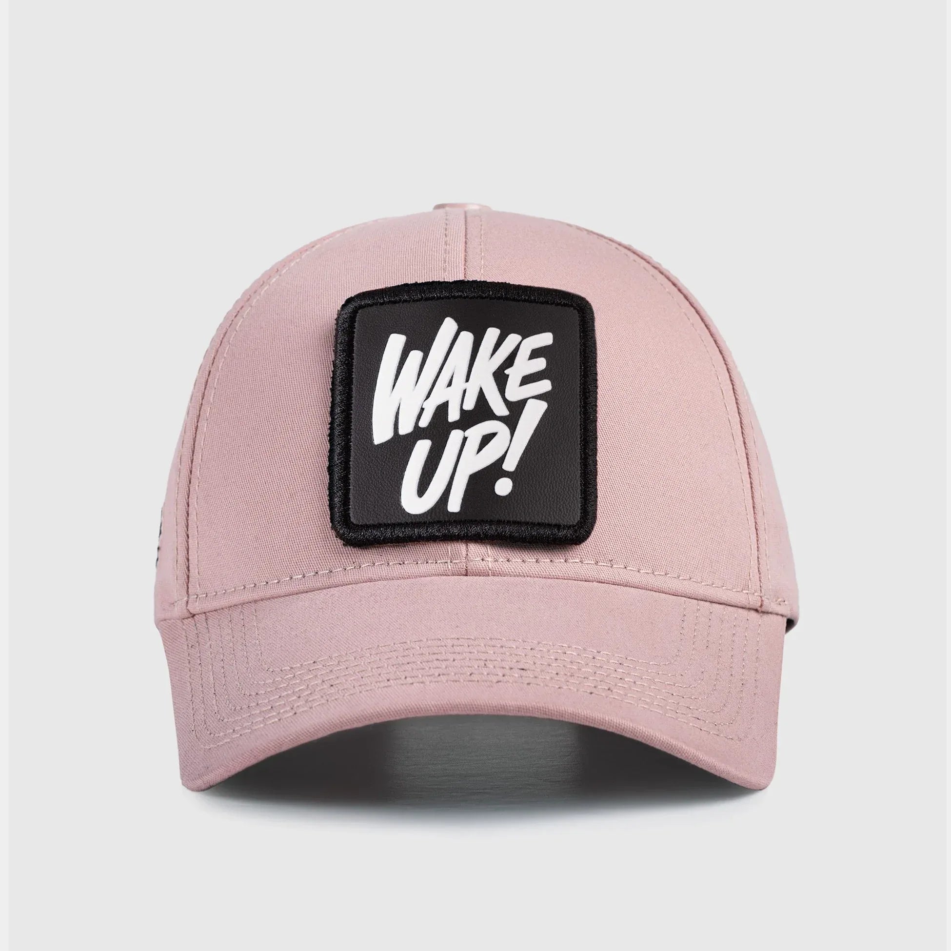 V1 Six Salmon Baseball Cap with Wake Up - 3SS Code Logo patch for wholesale and custom branding