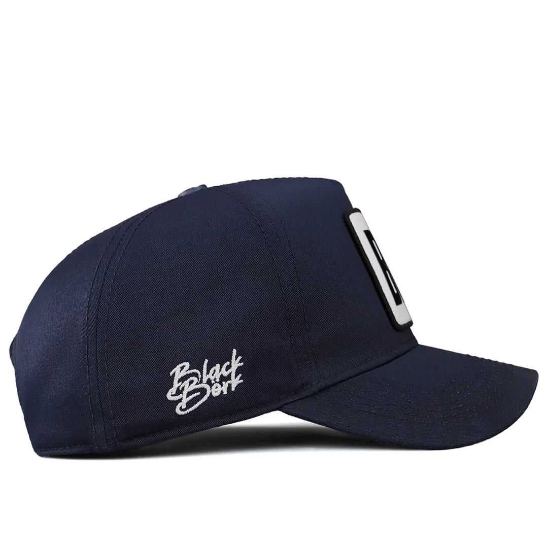 Navy Blue Baseball Cap baseball cap by BlackBork