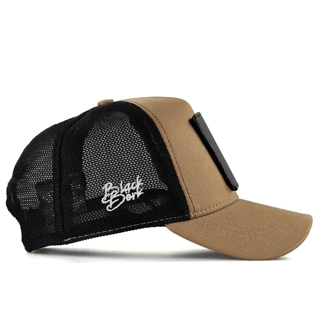 Mink-Black Cap trucker cap by BlackBork