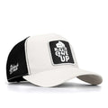 Never Give Up - With 3 Code Logo-trucker
