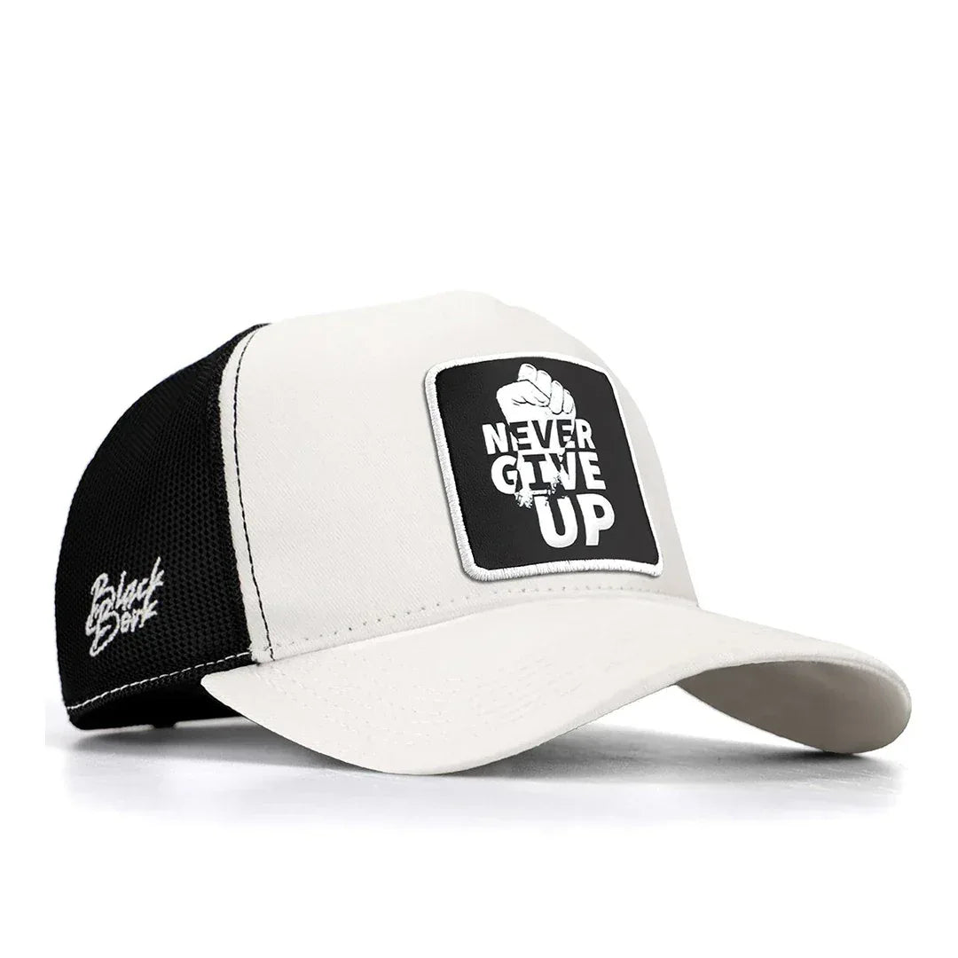 White-Black Trucker Cap trucker cap for wholesale and custom branding