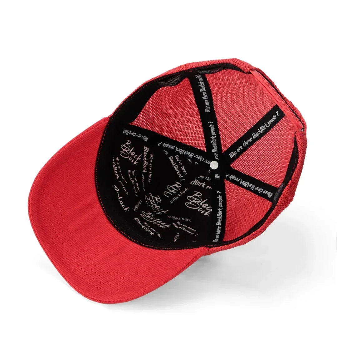 Red Kids Cap kids cap by BlackBork