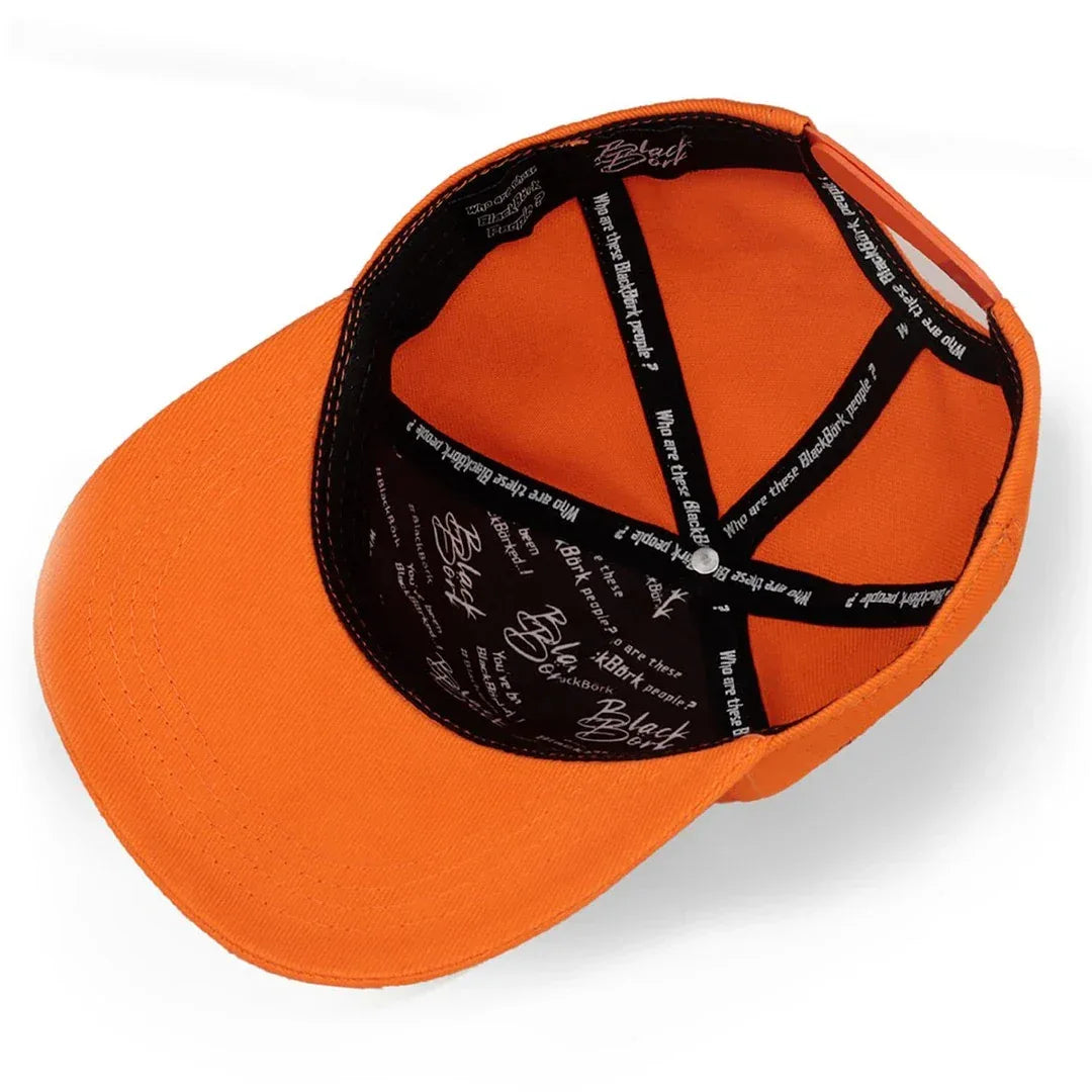 Orange Kids Cap kids cap by BlackBork