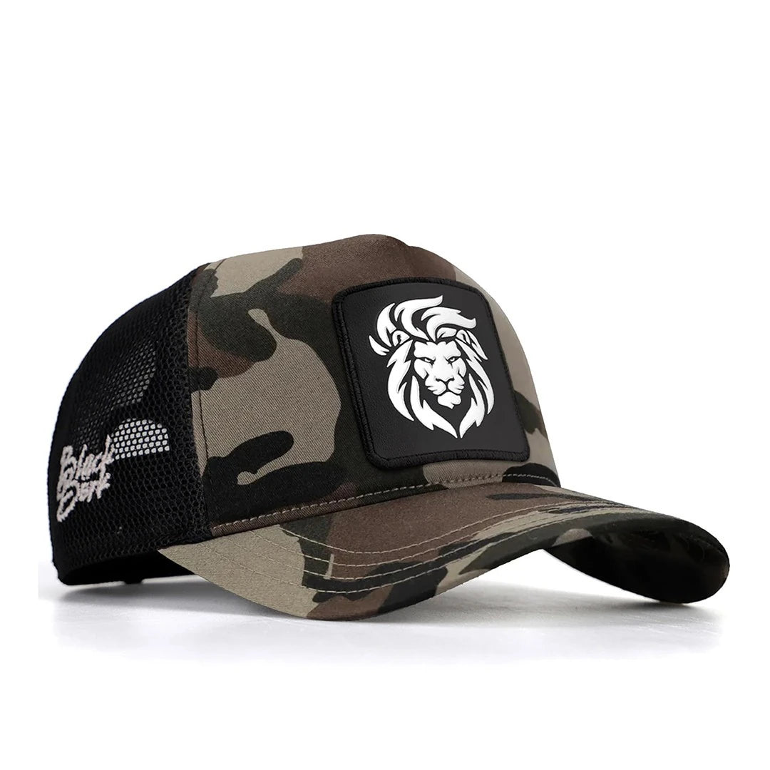 Camouflage-Black Cap trucker cap for wholesale and custom branding