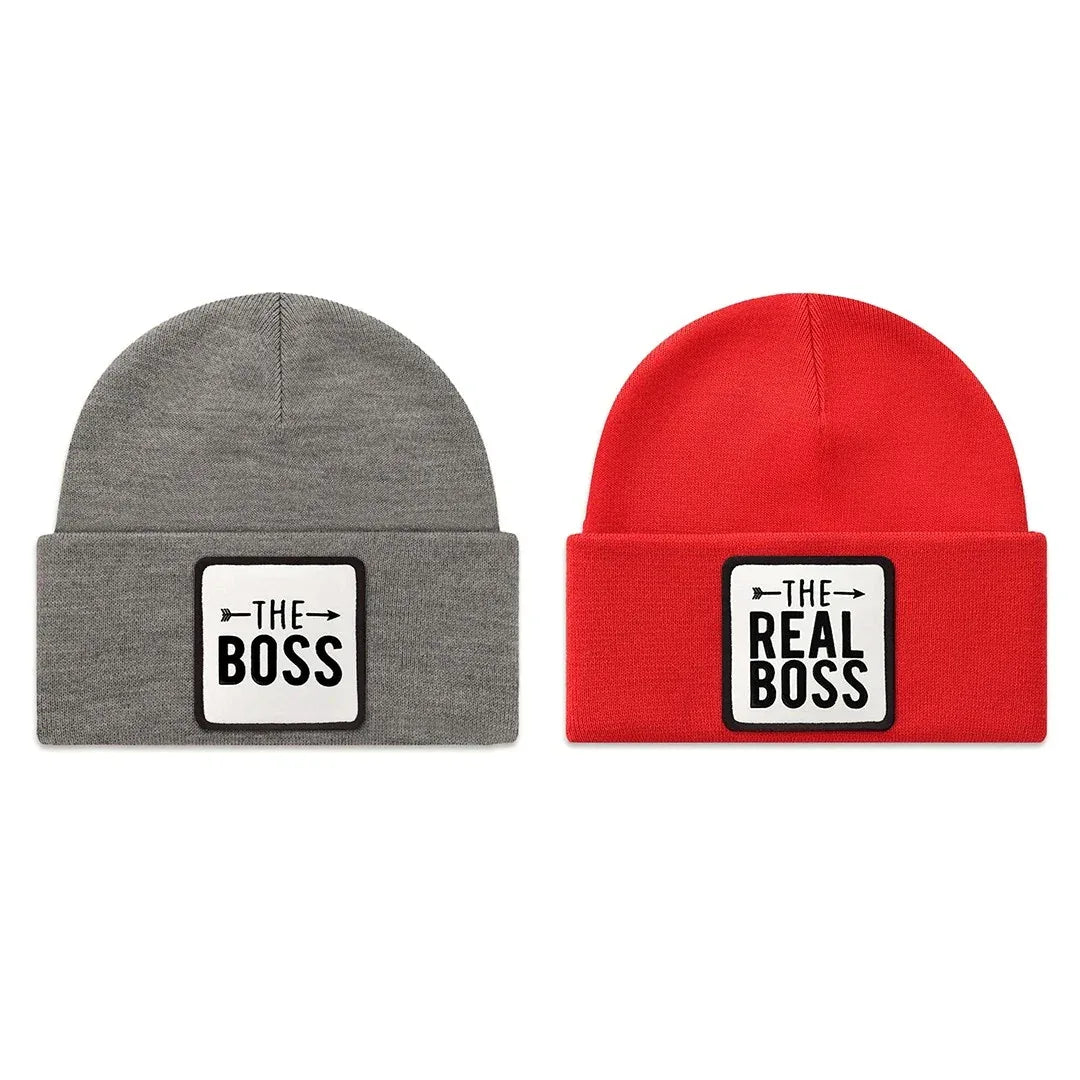 Red-Grey Beanie beanie for wholesale and custom branding