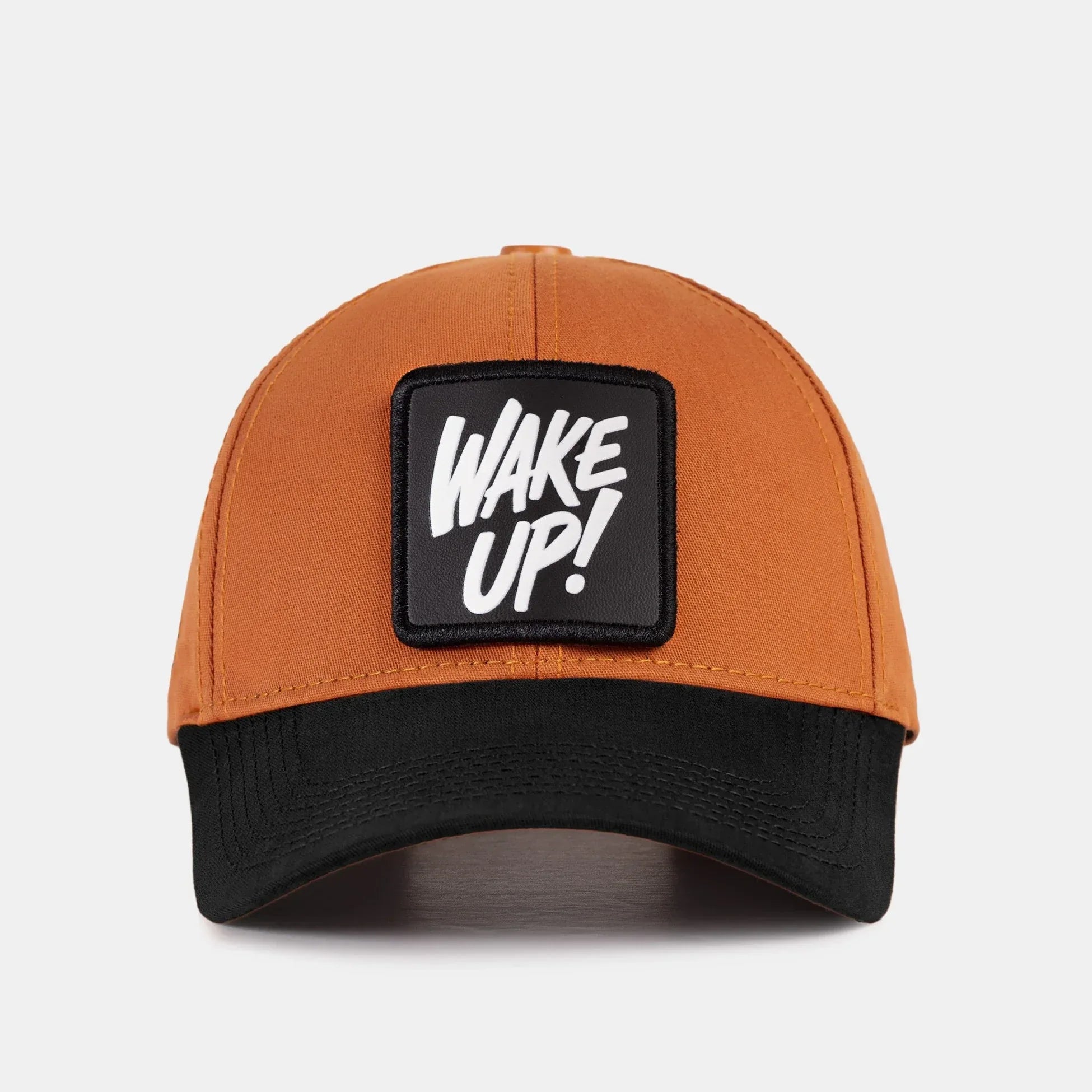 V1 Six Black-Terra Baseball Cap with Wake Up - 3SS Code Logo patch for wholesale and custom branding