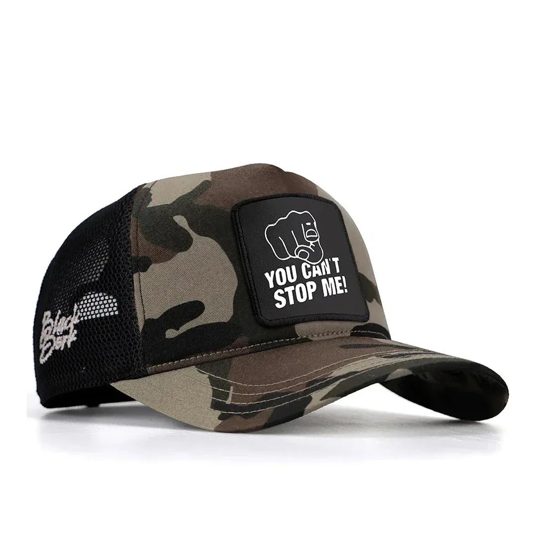 Camouflage-Black Cap trucker cap for wholesale and custom branding