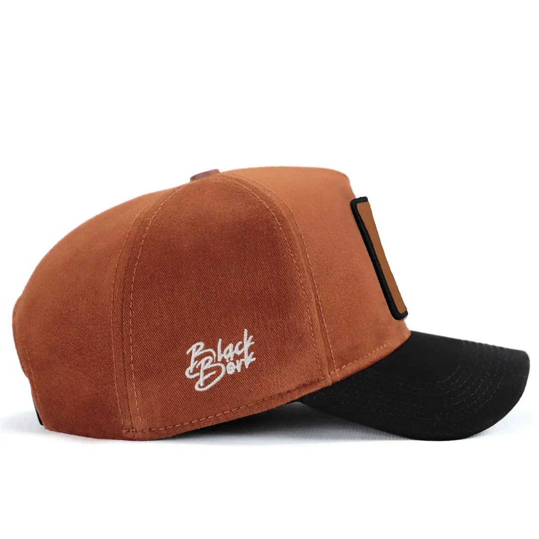Camel-Black Peaked Cap baseball cap by BlackBork