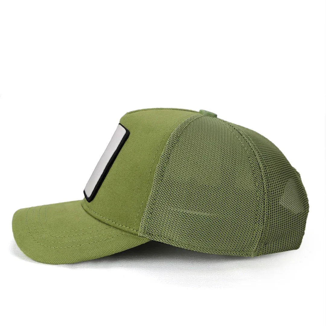 Light Green Kids Trucker Cap kids cap by BlackBork