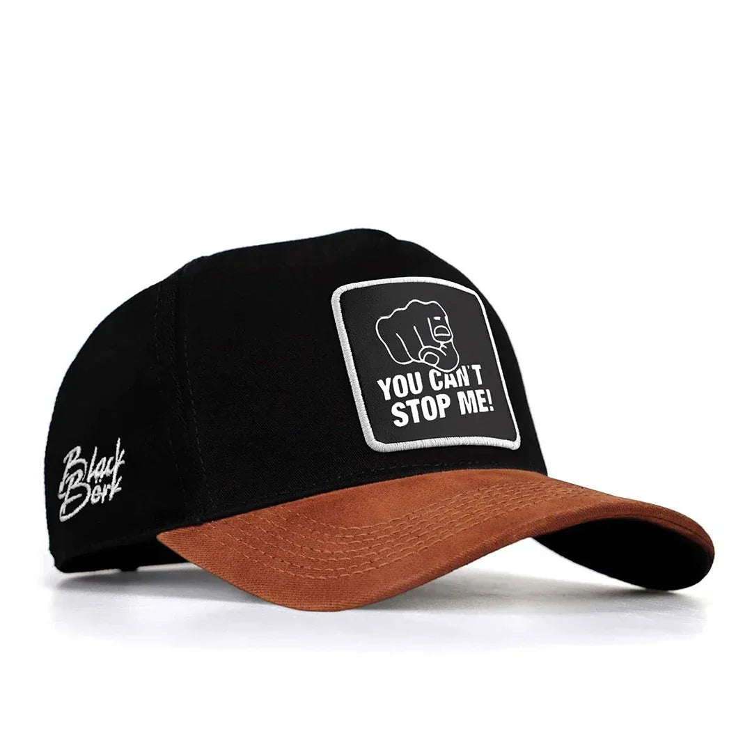 Black-Camel Peaked Cap baseball cap for wholesale and custom branding