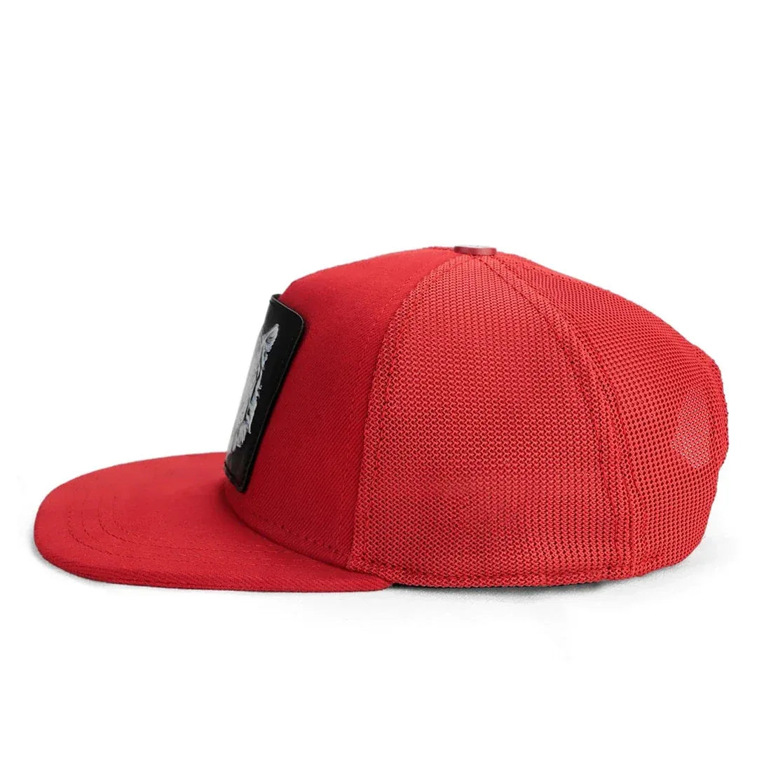 Red Kids Cap kids cap by BlackBork