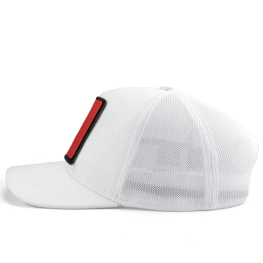 White Kids Cap kids cap by BlackBork