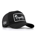 Royalty - With 2 Code Logo-Trucker-v2