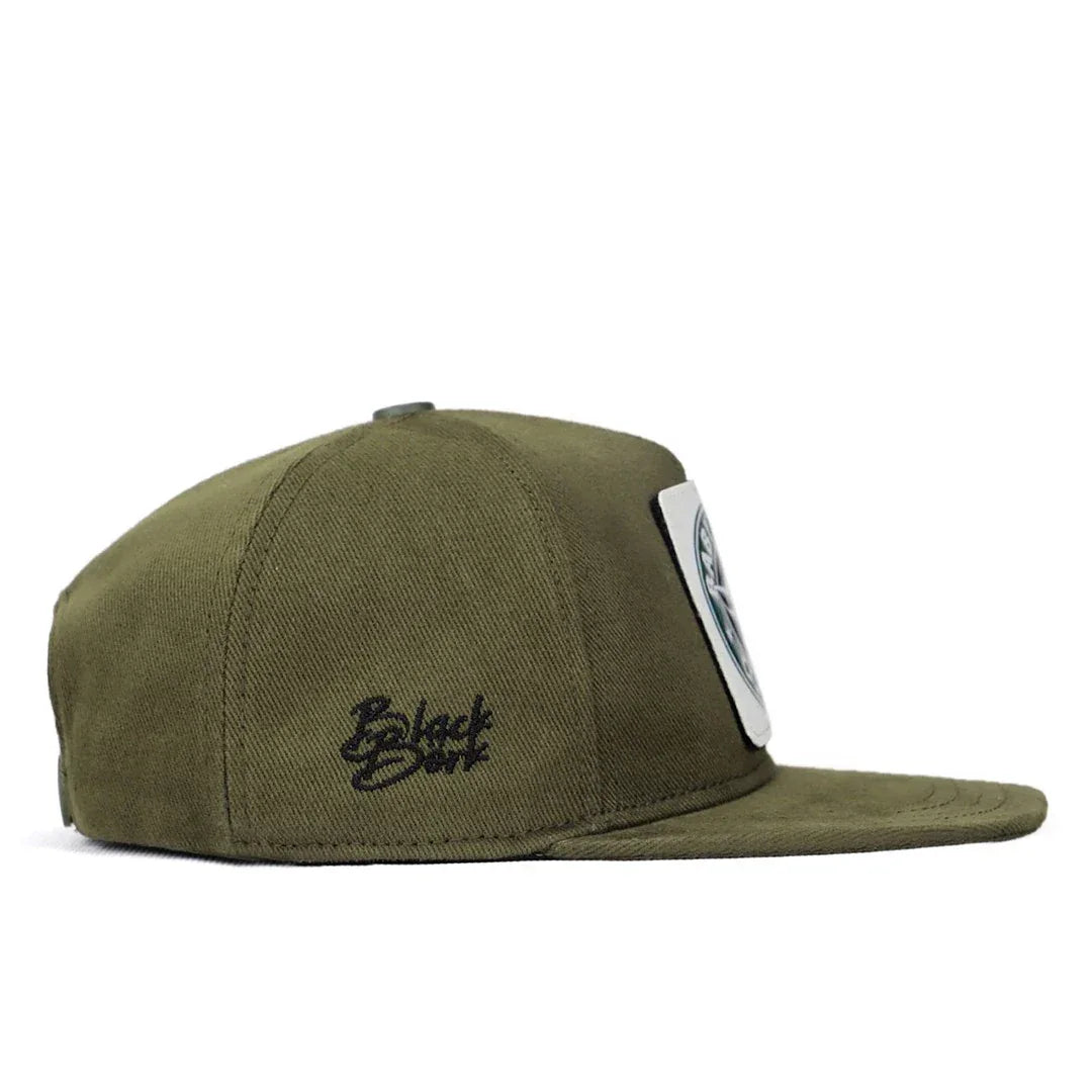 Khaki Kids Cap kids cap by BlackBork