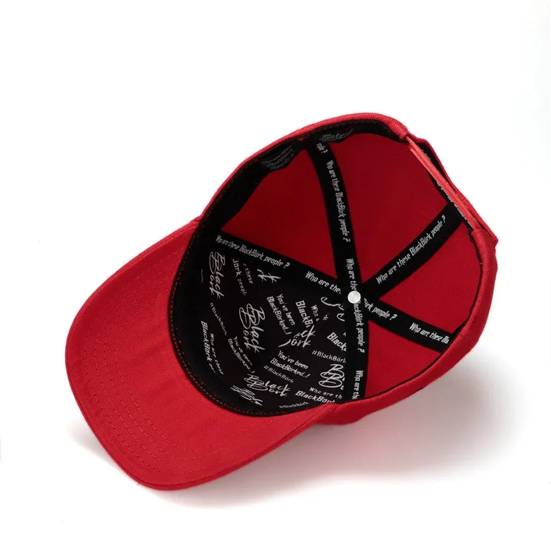 Red Kids Cap kids cap by BlackBork
