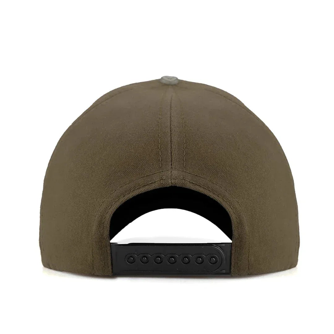 Khaki-Black Peaked Cap baseball cap by BlackBork