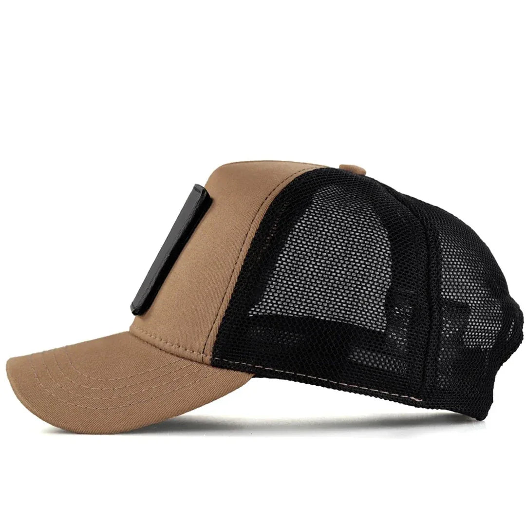 Mink-Black Cap trucker cap by BlackBork