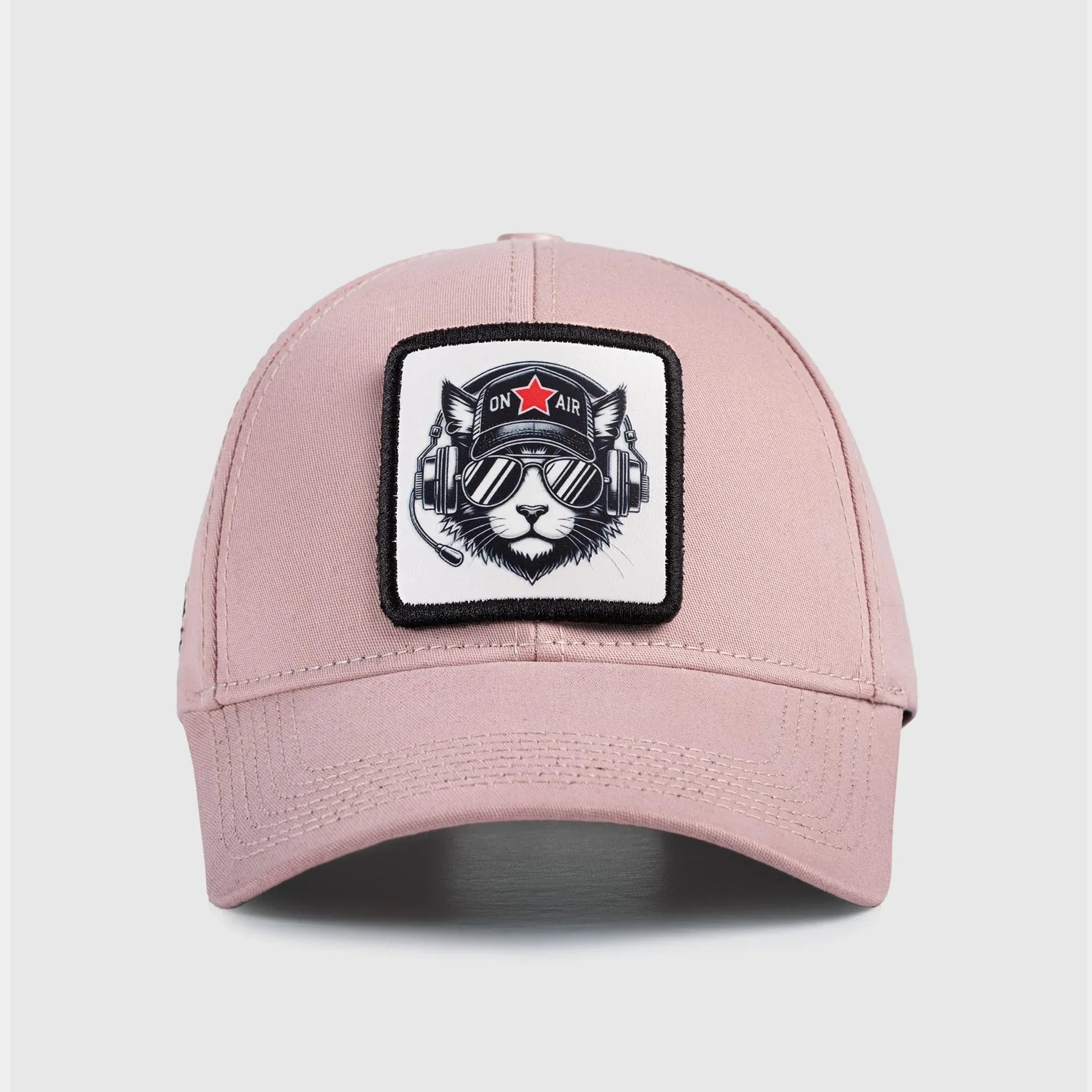 V1 Six Salmon Baseball Cap with Cat - 6BS Code Logo patch for wholesale and custom branding