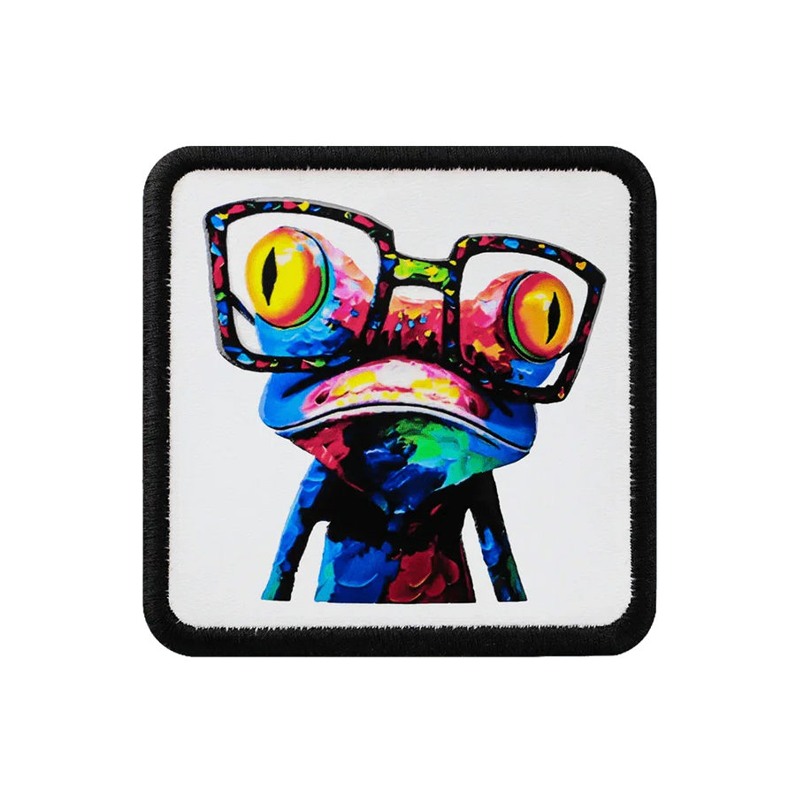 V1 Chameleon - 1bs Unisex White Patch with Code Logo