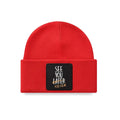 See You Later Never - With 2 Code Logo-beanie