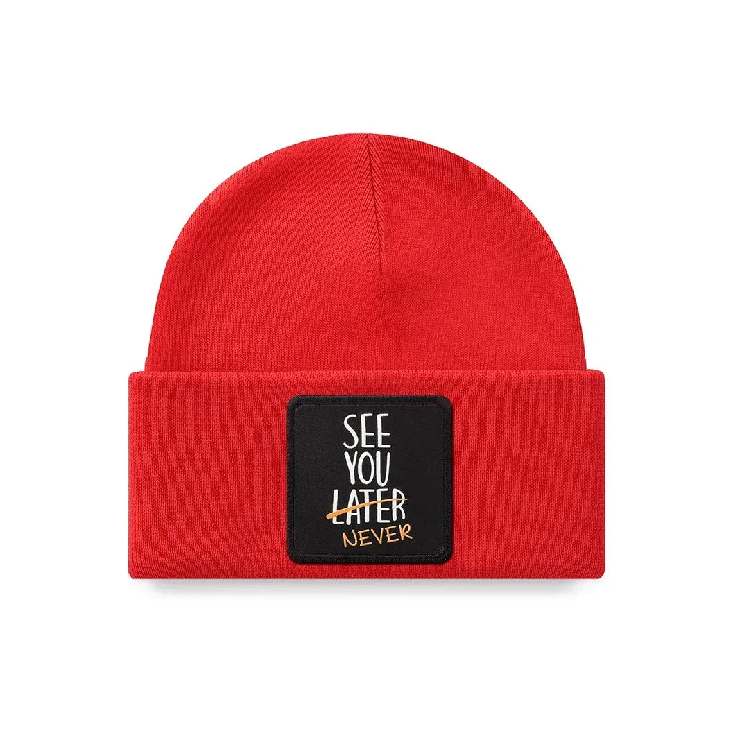 Red Beanie beanie for wholesale and custom branding