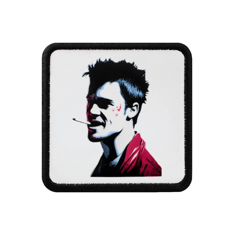 V1 Fight Club - Unisex White Patch with 2bs Code Logo