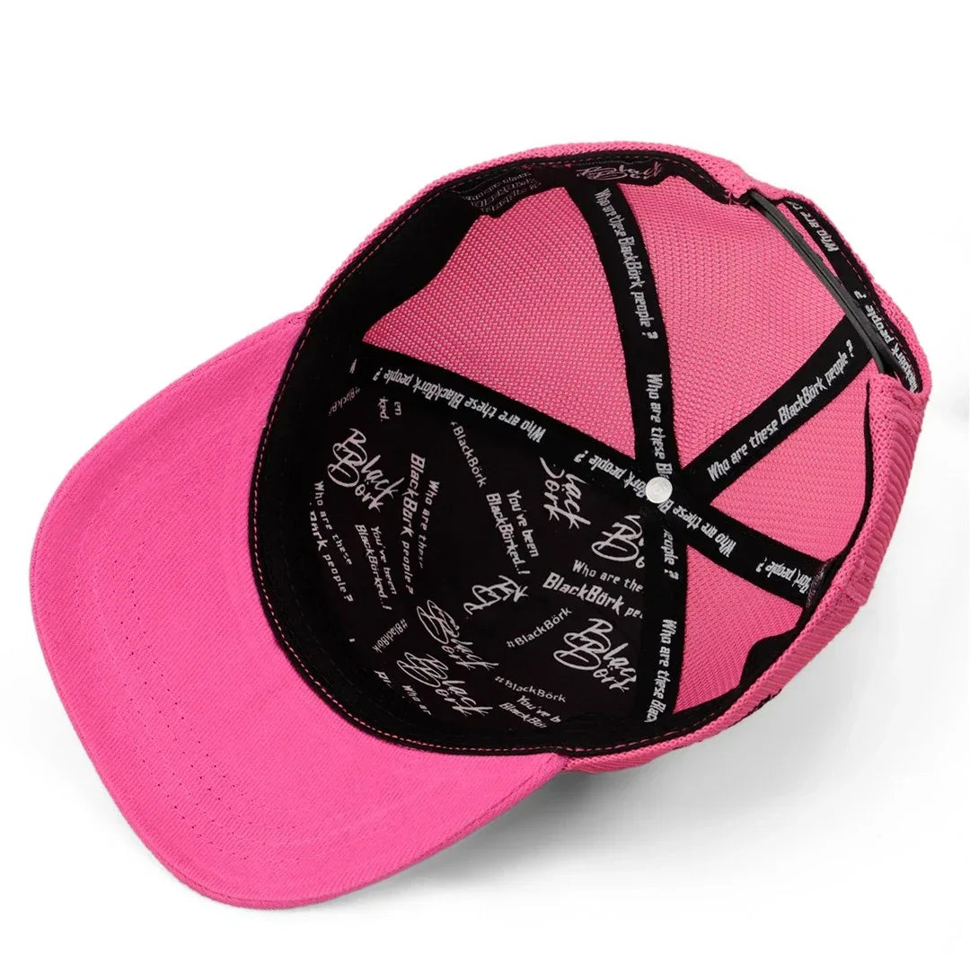 Pink Kids Cap kids cap by BlackBork