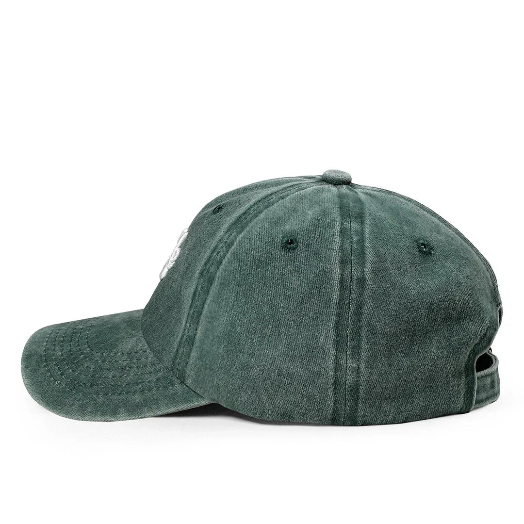 Vintage Dark Green Cap vintage cap by BlackBork