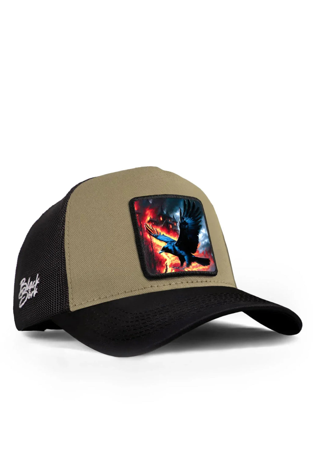 BlackBork Black & Mink Trucker Cap | Customisable Patch