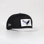 kartal-logolu-beyaz-siyah-hip-hop-sapka-3655 - BlackBork