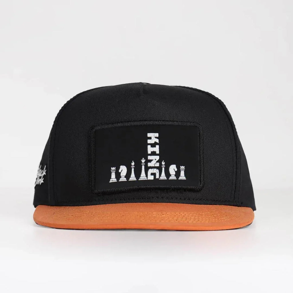 king-logolu-kiremit-siyah-hip-hop-sapka-3540 - BlackBork