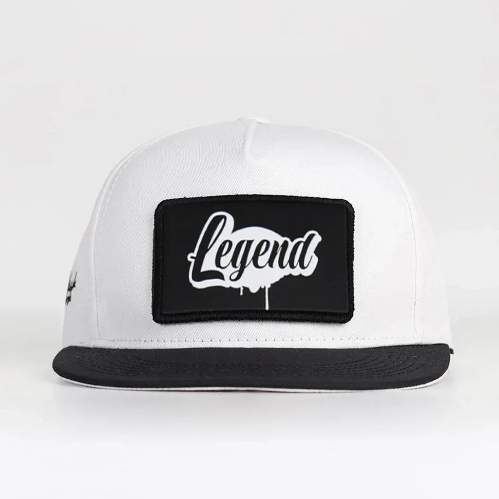 legend-logolu-siyah-beyaz-hip-hop-sapka-3589 - BlackBork
